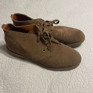 Lucky Brand brown suede booties women’s size 10